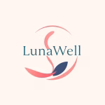 Lunawell logo with light bg